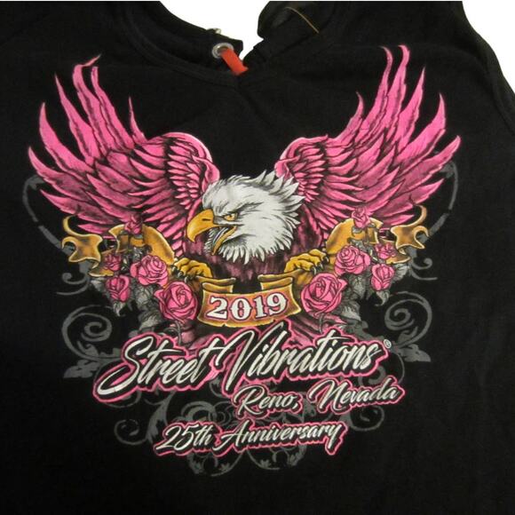 Street Vibrations 2019 Sleeveless Tank Dress Biker Graphic Lace-Up Back 3XL - Picture 4 of 9